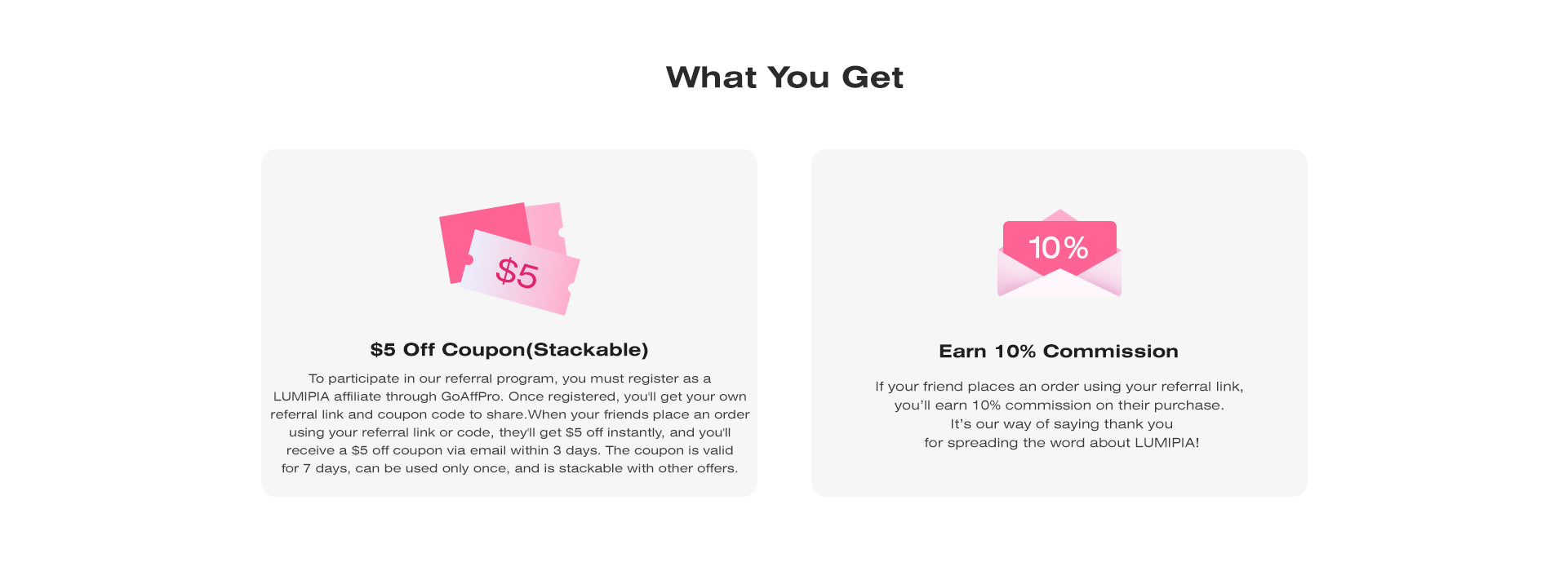 Benefits of joining the Lumipia affiliate program