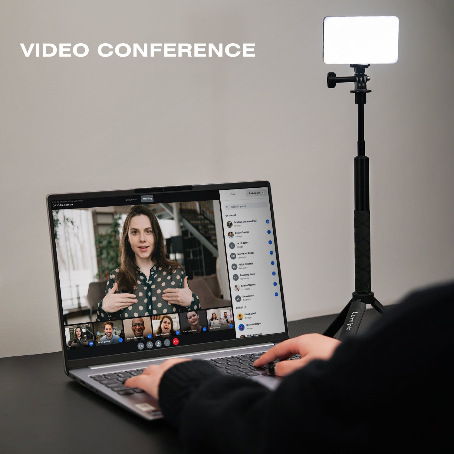 Lumipia Broadcast Lighting Kit Professional Streaming Setup
