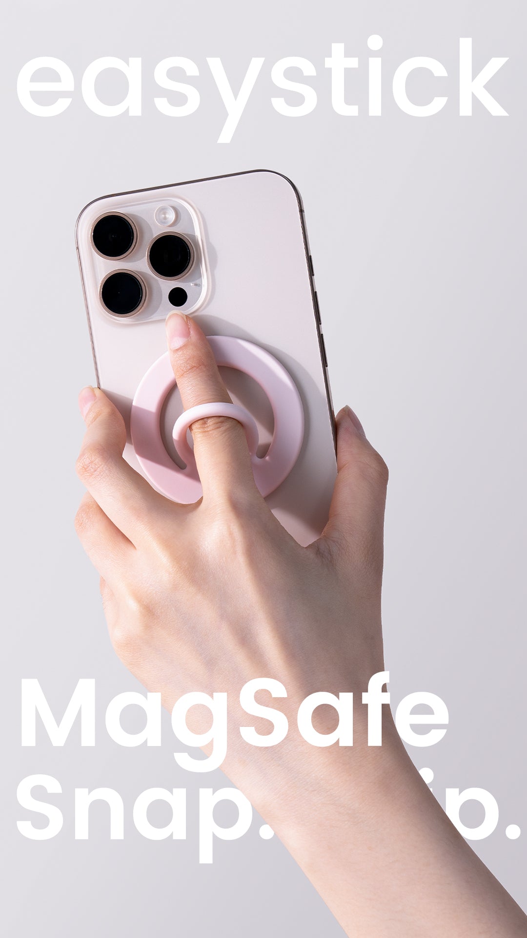 MagSafe Phone Grip – Magnetic Ring Holder for iPhone