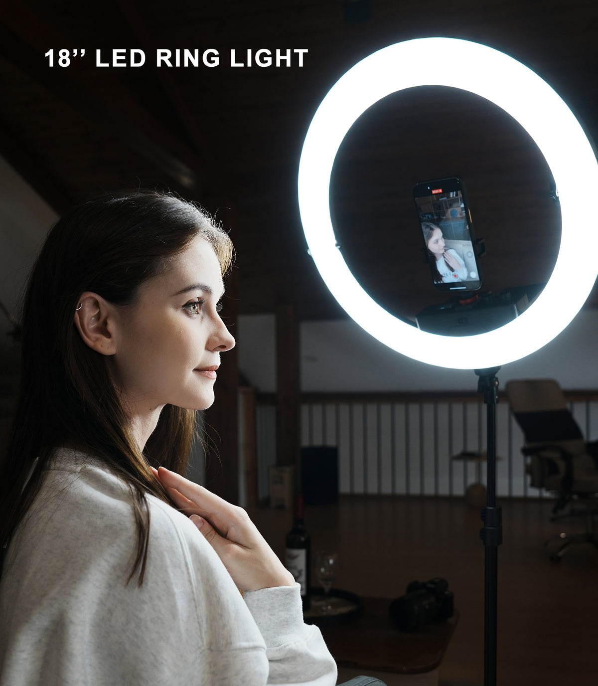 Normal Ring Light LED Ring Light with Stand – Perfect for Content Creators | Lumipia
