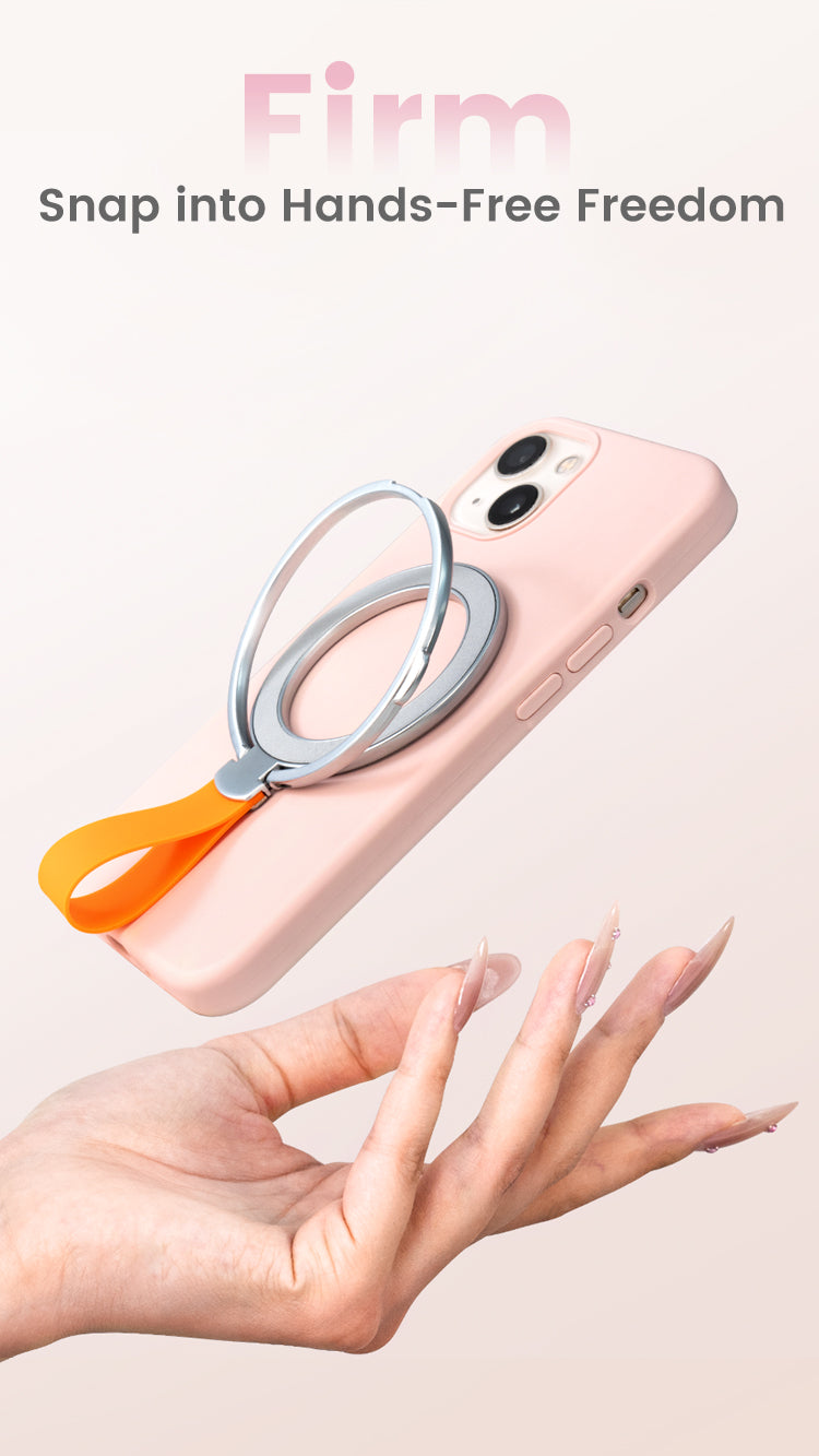 Spring Sale Magnetic Phone Ring Holder & Stand for iPhone-Silver
