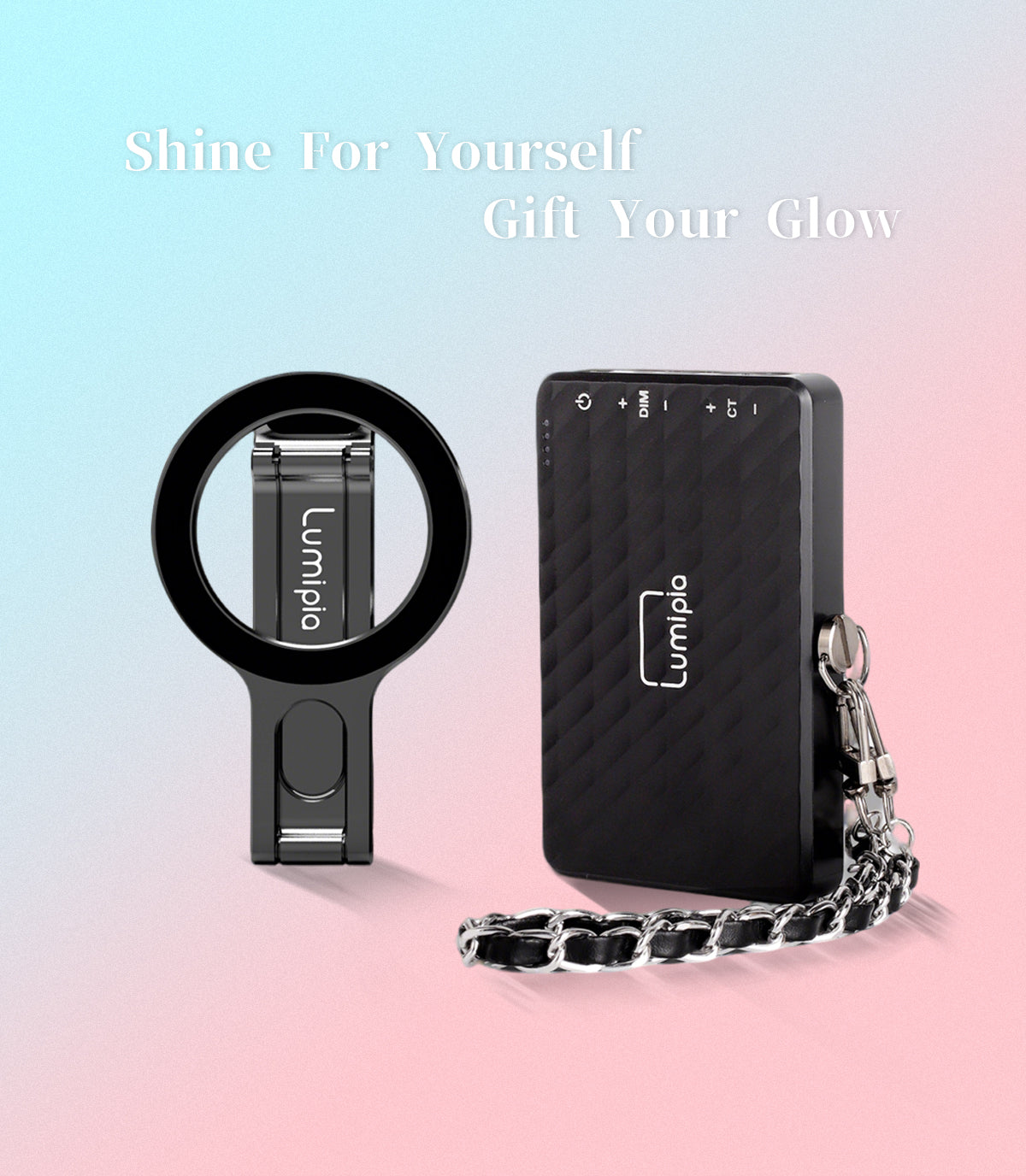 Mini Panel Light & Magnetic Phone Tripod Stand Bundle – Perfect for Creators