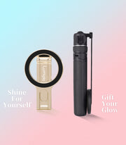 Magnetic Phone Stand and Selfie Stick Tripod Bundle 2 Pack