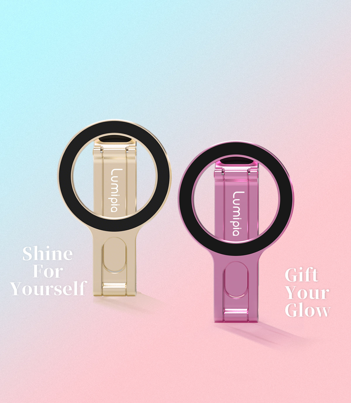 Magnetic Phone Tripod Stand 2 Pack – Foldable & Compact for iPhone