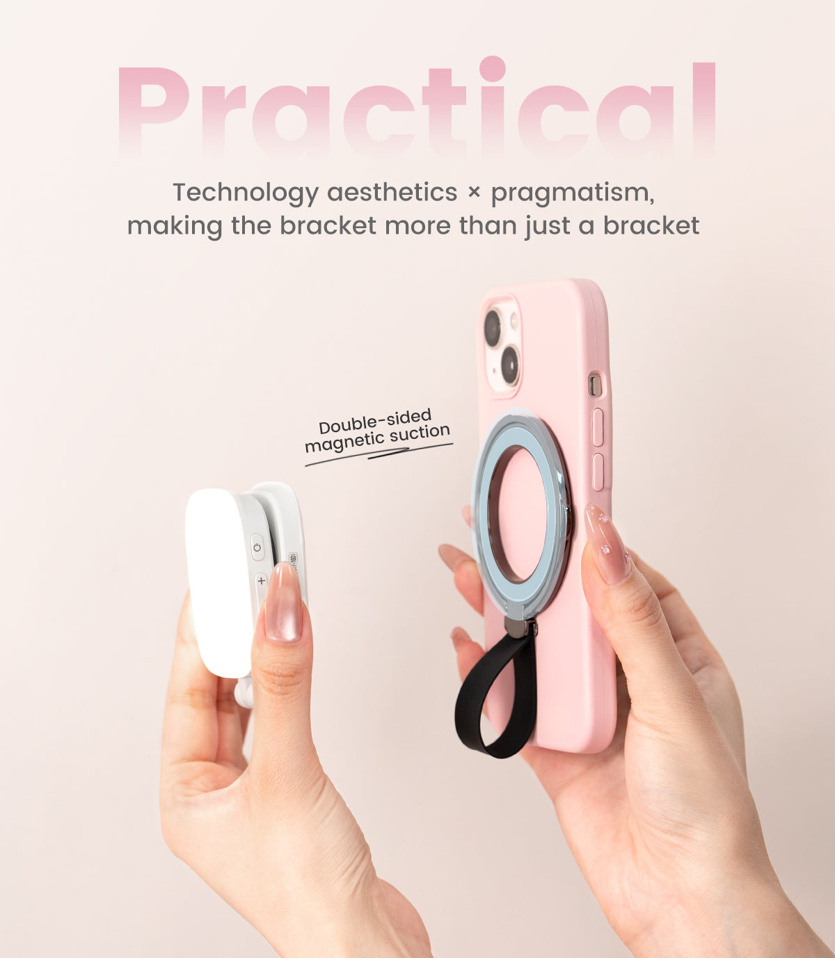 Spring Sale Magnetic Phone Ring Holder & Stand for iPhone-Silver