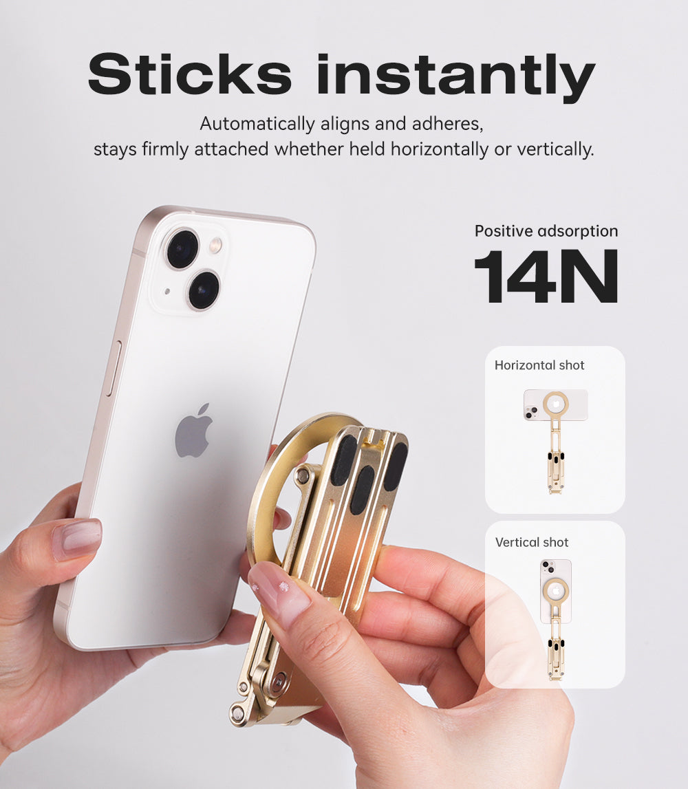 Lumipia ProMax Magnetic iPhone Stand for Creators