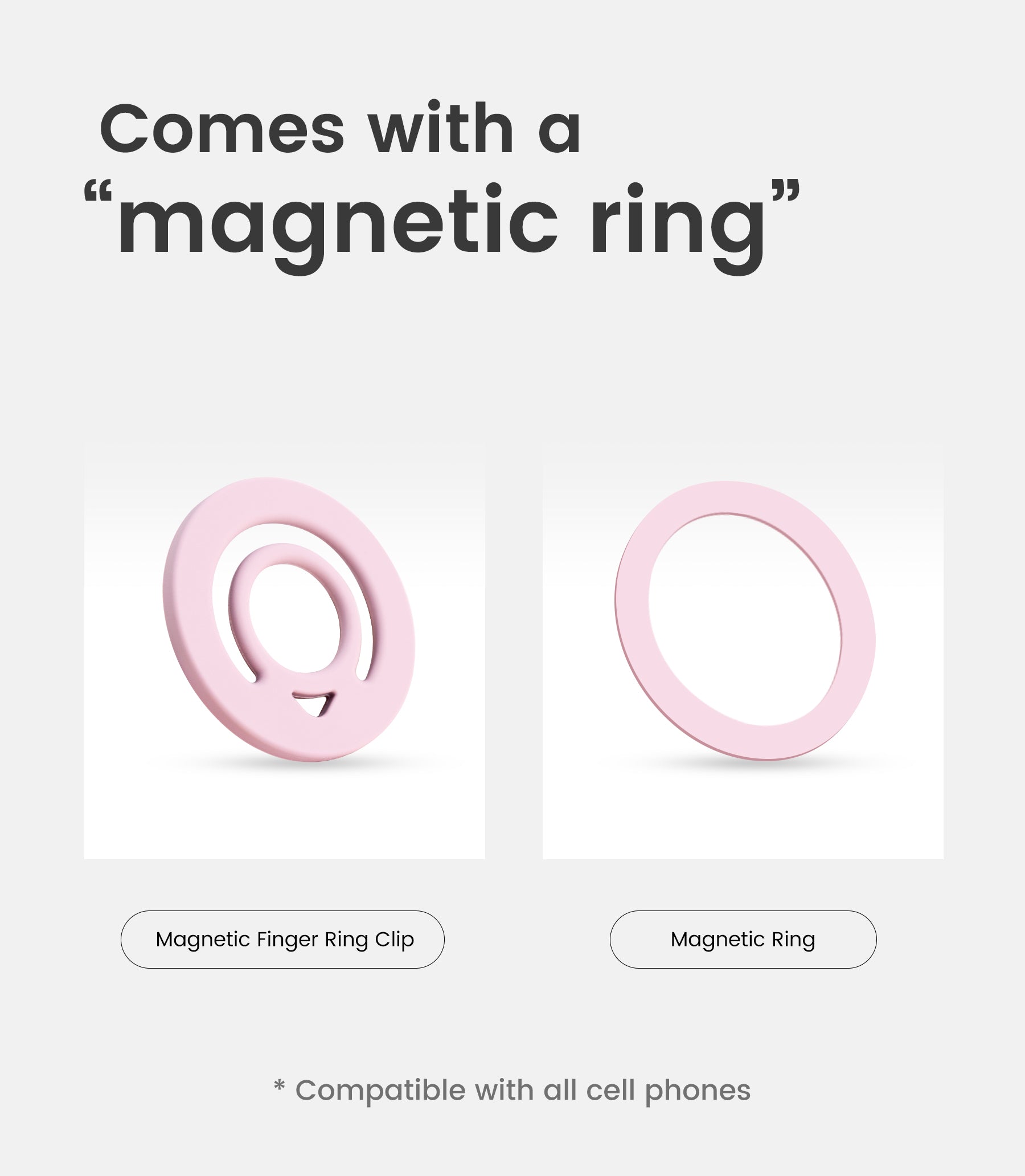 MagSafe Phone Grip – Magnetic Ring Holder for iPhone