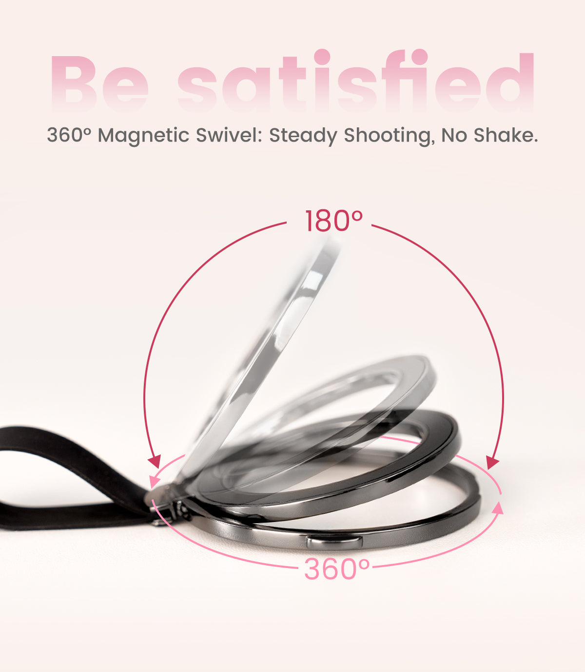 Spring Sale Magnetic Phone Ring Holder & Stand for iPhone-Silver