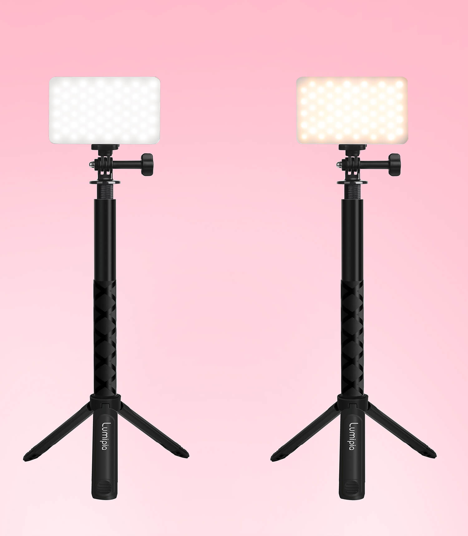 Bi-Color LED Mini Light Panel with Small Tripod Light Stand