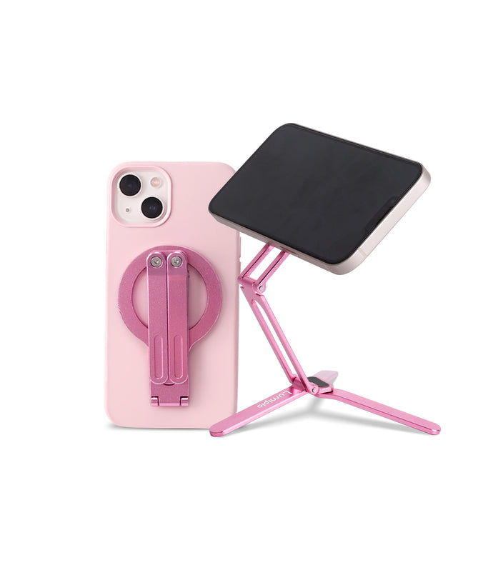 Image of Portable Magnetic Cell Phone Stand for iPhone-Pink