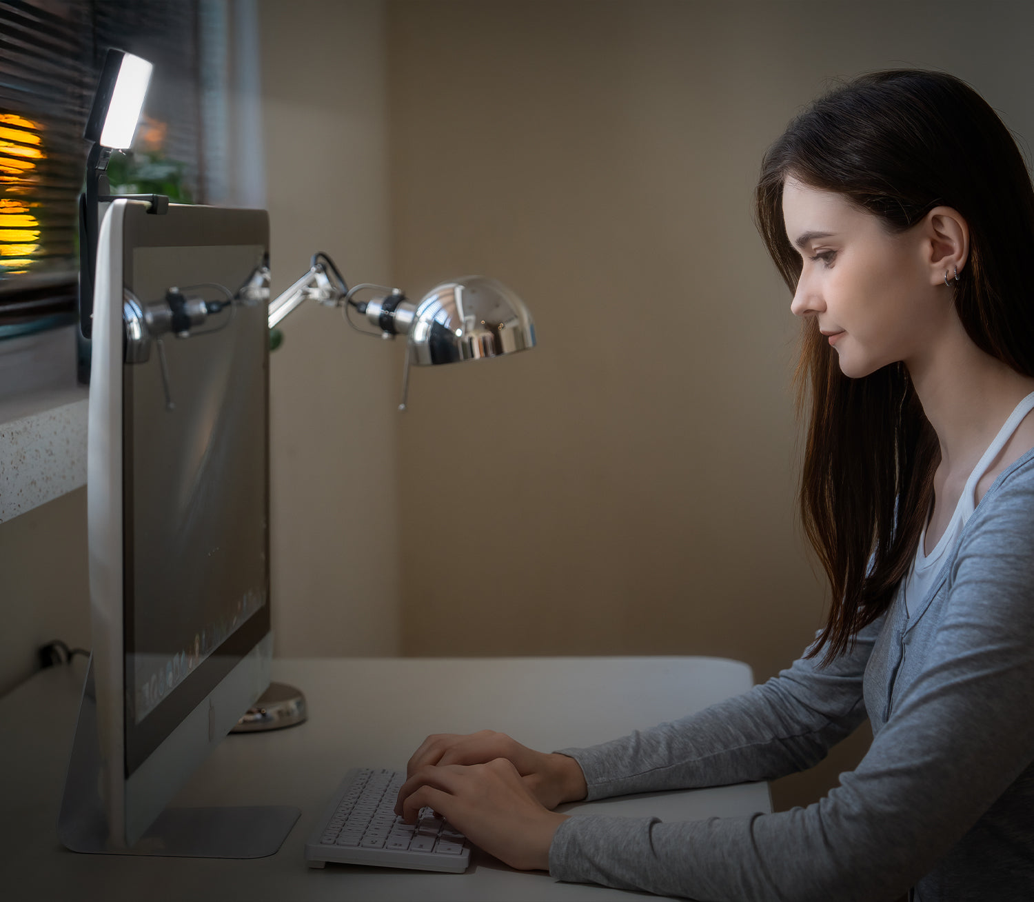 LED panel light for live streaming