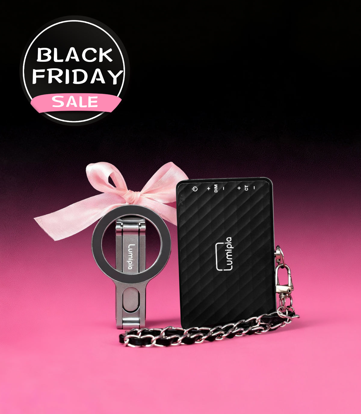 Mini Panel Light & Magnetic Phone Tripod Stand Bundle – Perfect for Creators