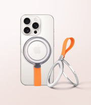 Magnetic Phone Ring Holder & Stand for iPhone-Silver
