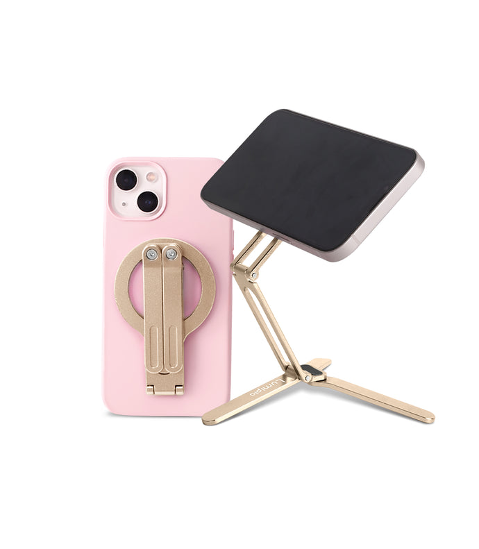 Image of MagSafe iPhone Stand Magnetic Foldable Tripod Phone Holder