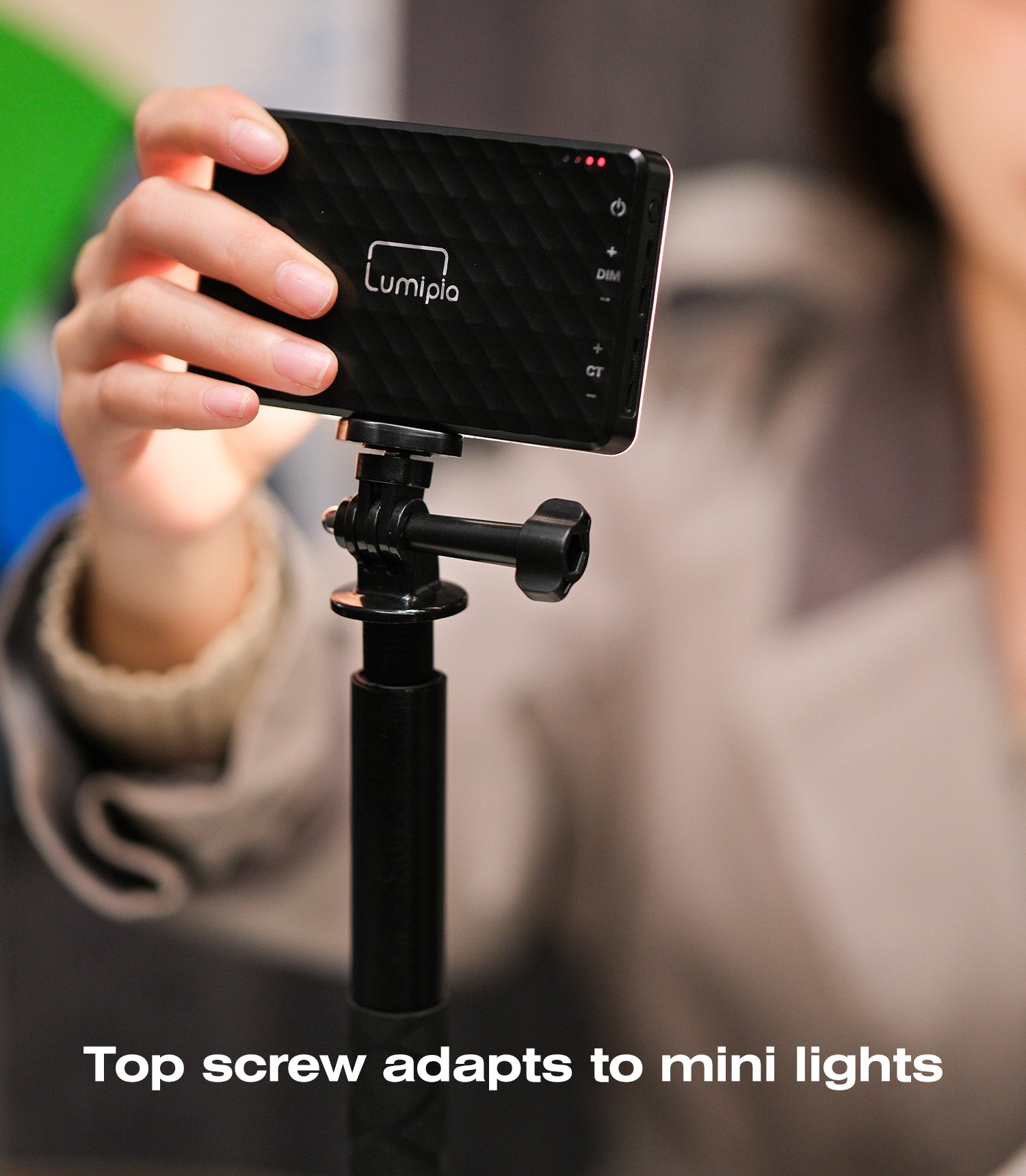 Lumipia Portable Tripod Light Stand Compact & Adjustable