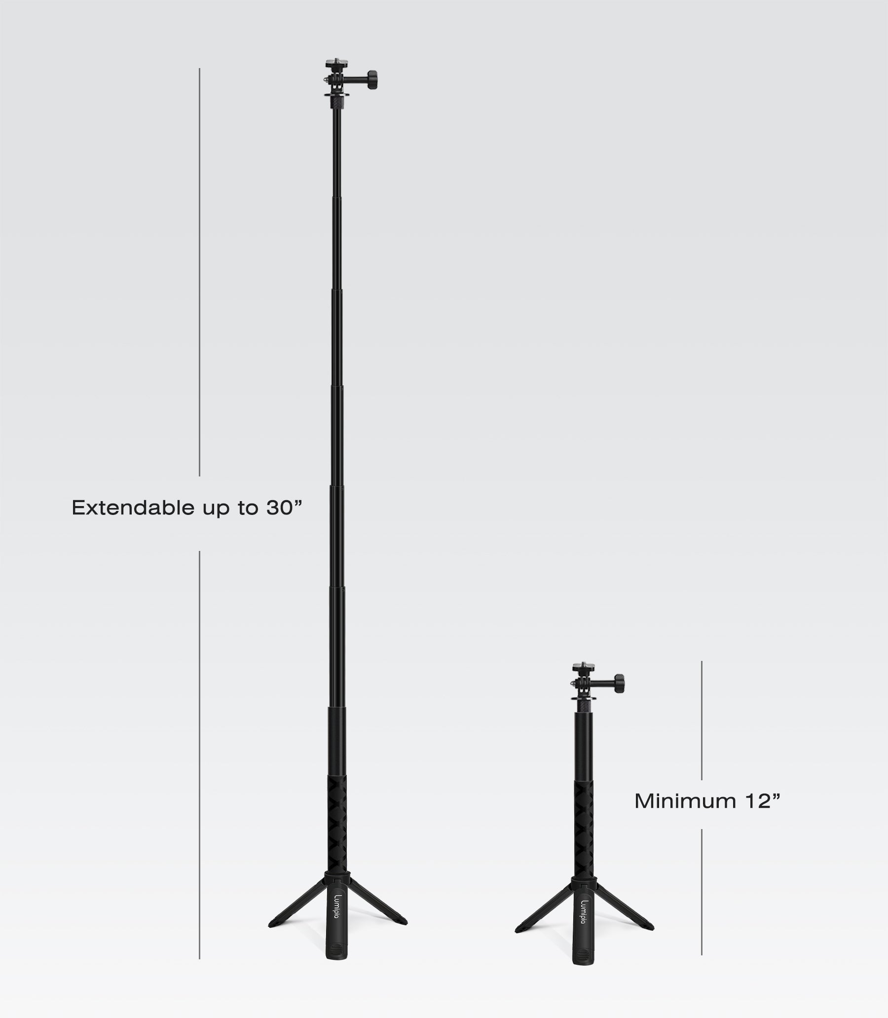 Lumipia Portable Tripod Light Stand Compact & Adjustable