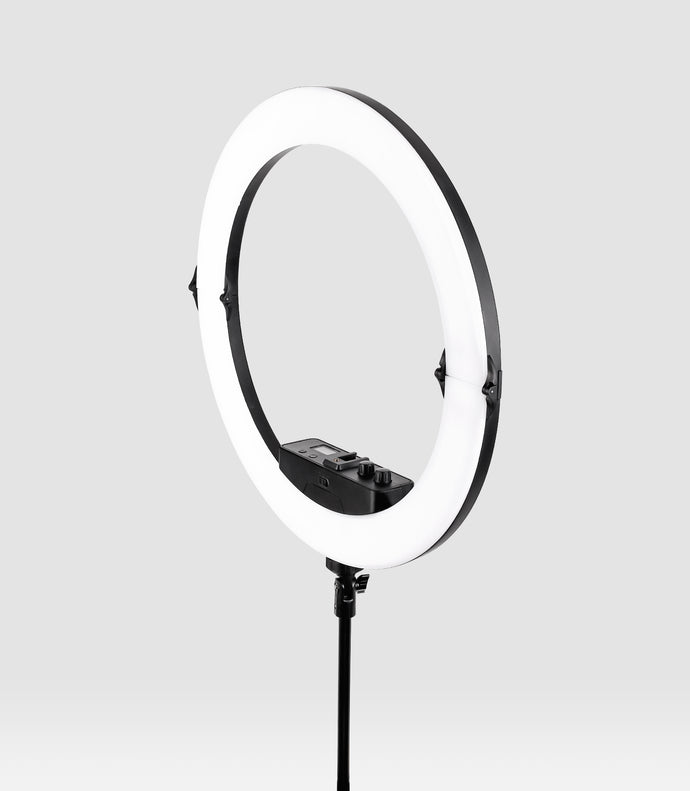 Image of 18 Inch Ring Light for Photography with Adjustable LED Stand