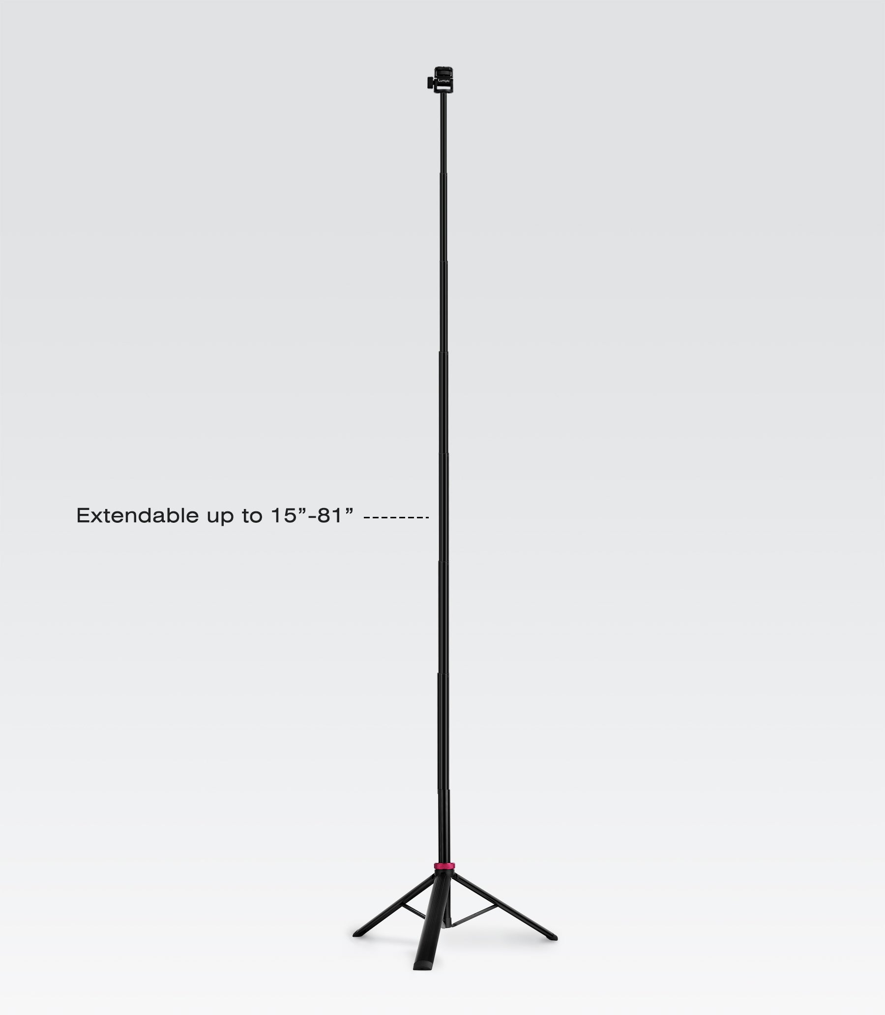Lumipia Magnetic Selfie Stick Tripod with Adjustable Height