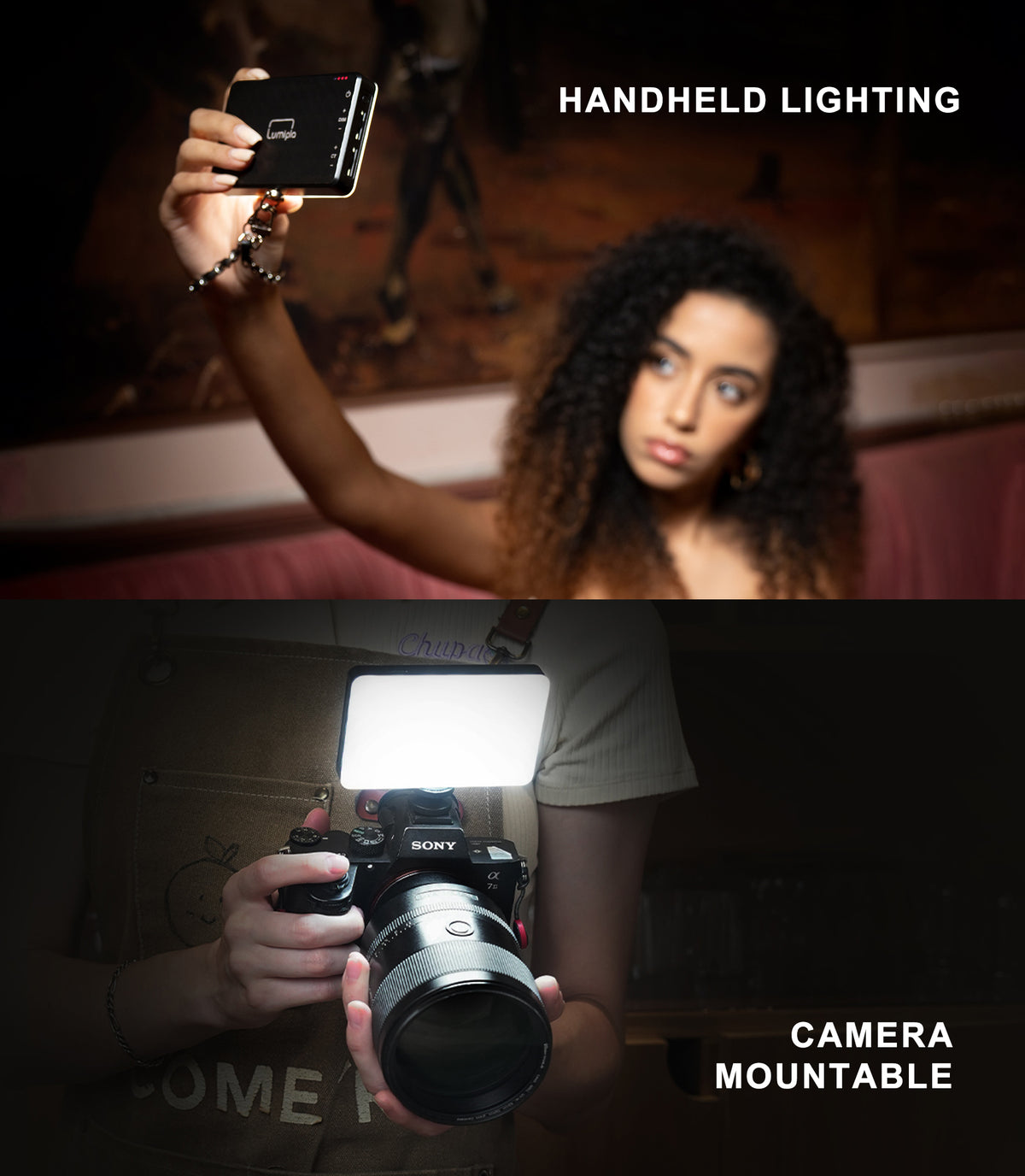 Camera Ligth Mini Panel Light 2-Pack - Ideal for Video & Camera Lighting | Lumipia