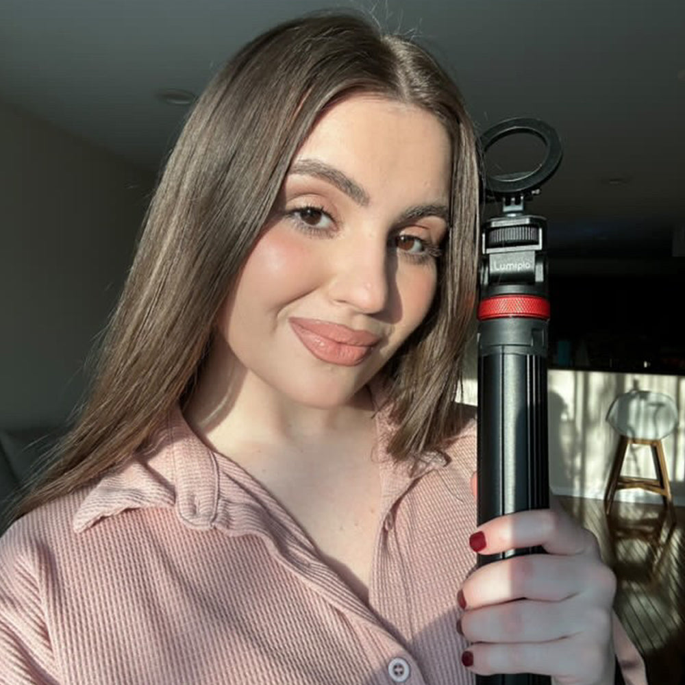 on-the-go magnetic tripod phone stand