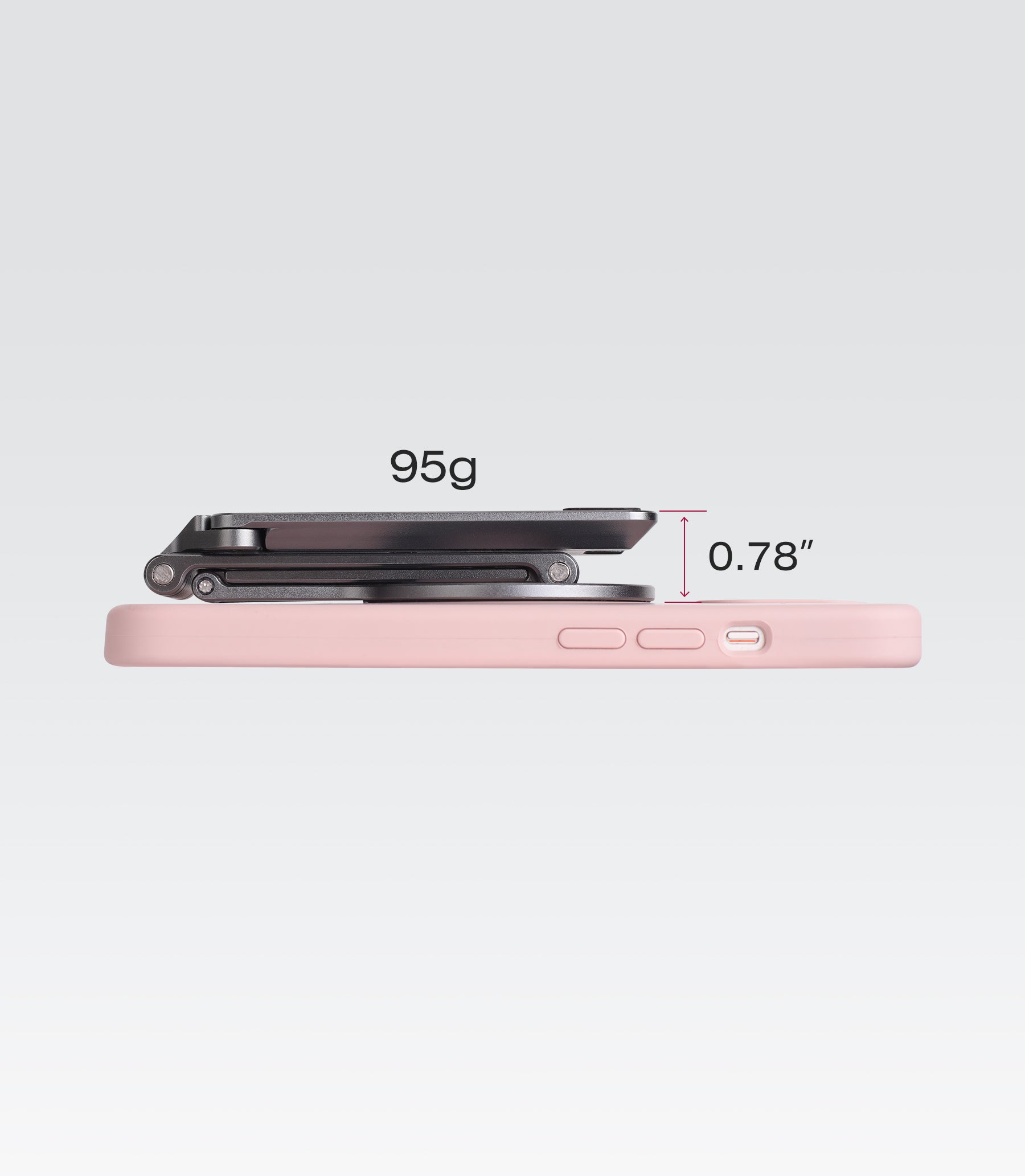 Portable Phone Tripod Stand with Magnetic Connection for Quick Mounting