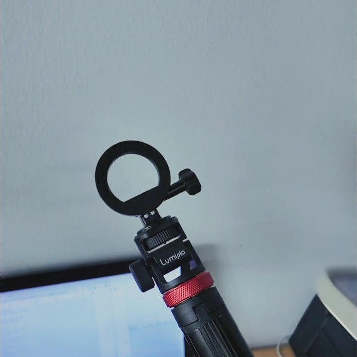 Load video: 81&quot; Selfie Stick Tripod Magnetic Phone Tripod Adjustable