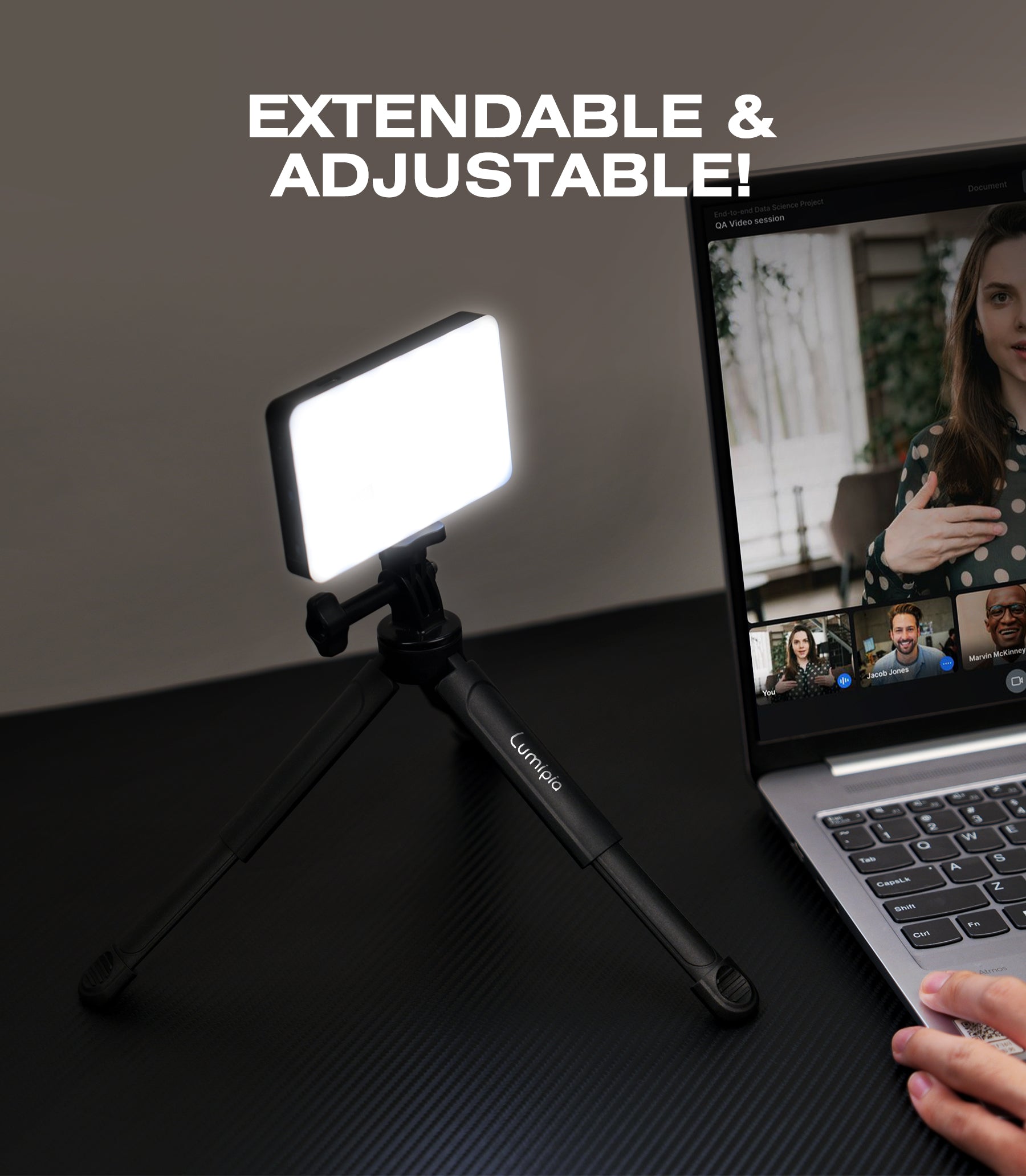 Lumipia Broadcast Lighting Kit Professional Streaming Setup