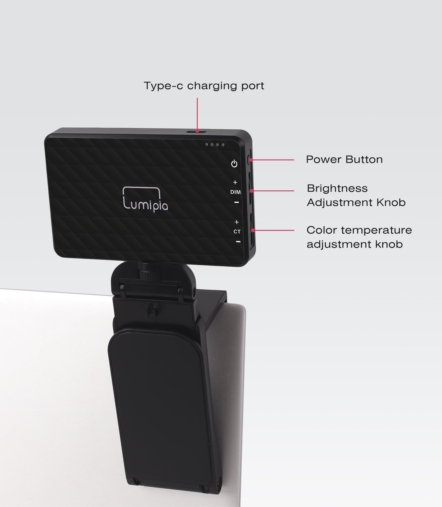 Lumipia Video Conference Lighting Kit Compact & Portable